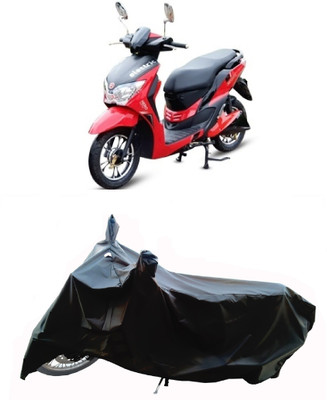 Wegather Two Wheeler Cover for Hero Electric(Electric Dash BS6, Black)