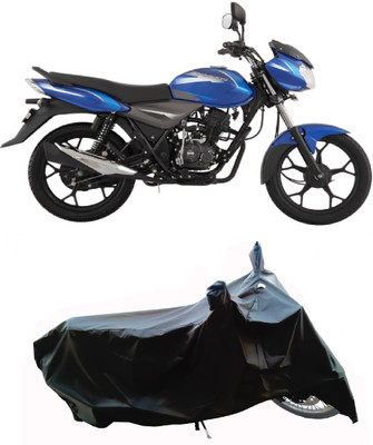 Wegather Two Wheeler Cover for Bajaj(Discover 110, Black)