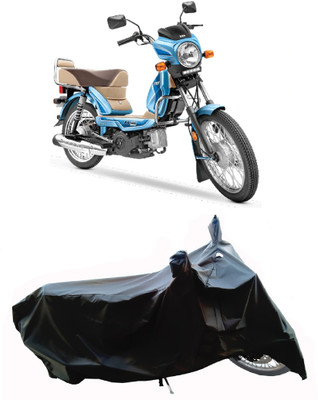 Wegather Two Wheeler Cover for TVS(Heavy Duty BS6, Black)