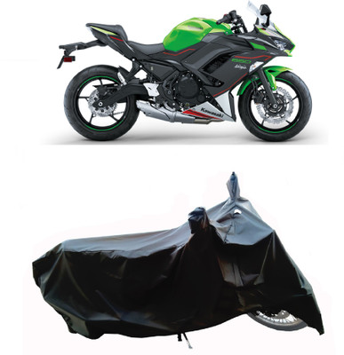 Wegather Two Wheeler Cover for Kawasaki(Ninja 650 bs6, Black)