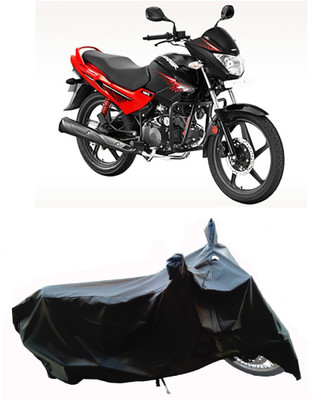 Wegather Two Wheeler Cover for Hero(Glamour Programmed FI BS6, Black)