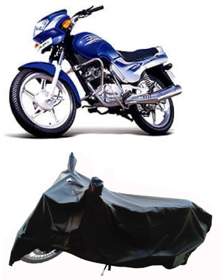 Wegather Two Wheeler Cover for TVS(Victor GLX, Black)