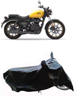 Wegather Two Wheeler Cover for Royal Enfield(Meteor BS6, Black)