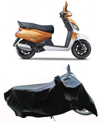 Wegather Two Wheeler Cover for Mahindra(Gusto 125, Black)