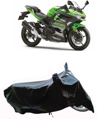Wegather Two Wheeler Cover for Kawasaki(Ninja 400, Black)