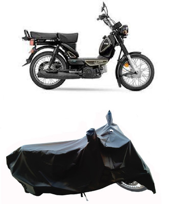 Wegather Two Wheeler Cover for TVS(Heavy Duty, Black)
