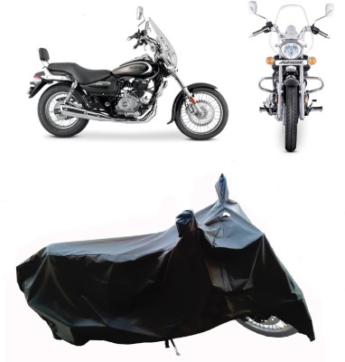 Wegather Two Wheeler Cover for Bajaj(Cruiser BS6, Black)