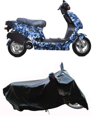 Wegather Two Wheeler Cover for Hero Electric(Electric AXLHE-20, Black)