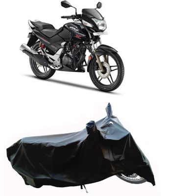 Wegather Two Wheeler Cover for Hero(CBZ, Black)