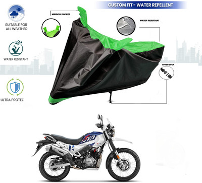WMIZEXA Waterproof Two Wheeler Cover for Hero(Xpulse 200T, Green, Black)