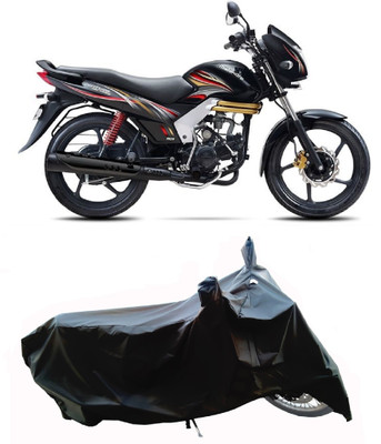 Wegather Two Wheeler Cover for Mahindra(Centuro, Black)