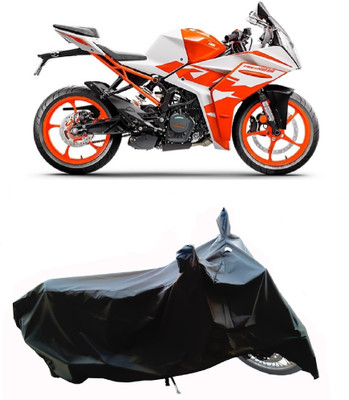 Wegather Two Wheeler Cover for KTM(RC 125 BS6, Black)