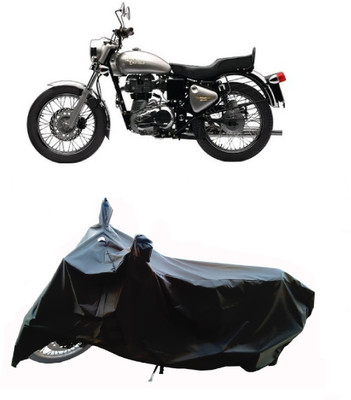 Wegather Two Wheeler Cover for Royal Enfield(Bullet Electra Twinspark, Black)