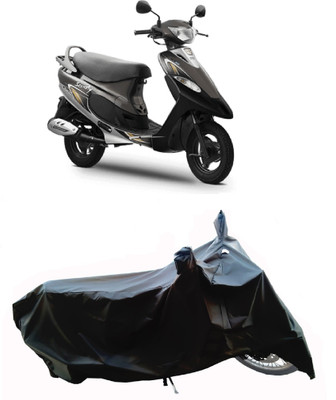 Wegather Two Wheeler Cover for TVS(Pep+ BS6, Black)