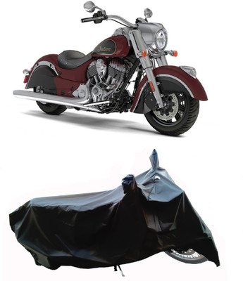 Wegather Two Wheeler Cover for Indian(Chief Classic, Black)
