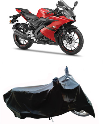 Wegather Two Wheeler Cover for Yamaha(YZF-R15 V3 New BS6, Black)