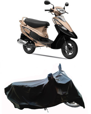 Wegather Two Wheeler Cover for TVS(Pep Plus BS6, Black)