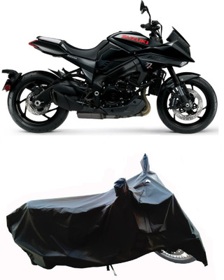 Wegather Two Wheeler Cover for Suzuki(Katana BS6, Black)