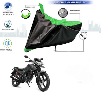 APNEK Waterproof Two Wheeler Cover for Honda(SP125, Green, Black)