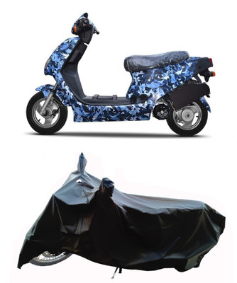 Wegather Two Wheeler Cover for Hero Electric(Electric AXLHE-20 BS6, Black)