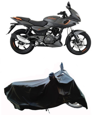 Wegather Two Wheeler Cover for Bajaj(Pulsar 180F BS6, Black)
