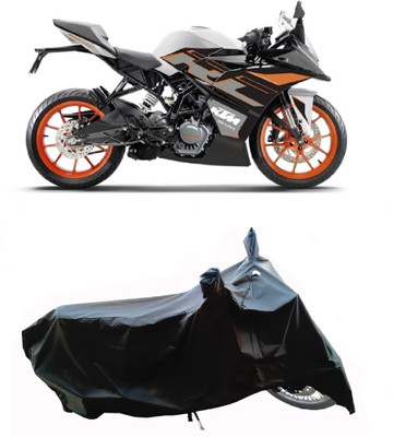 Wegather Two Wheeler Cover for KTM(RC125 BS6, Black)