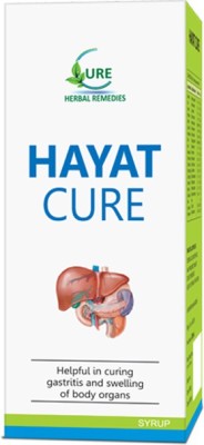 Cure Herbal Hayat Cure Syrup Helpful in curing Hepatitis (200ml) (Pack Of 2)(Pack of 2)