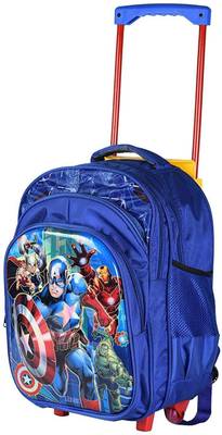 Stylbase Avenger captain America Wheels Trolley Book Backpack