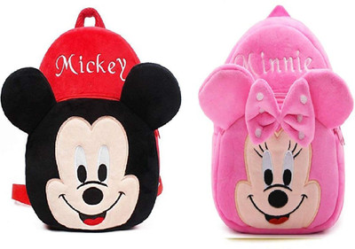 7Eleven Enterprise BM-Mickey with Minnie_pkp_11 12 L Backpack(Pink)