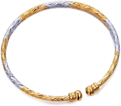DENICRAAS Brass Gold-plated, Sterling Silver Kada