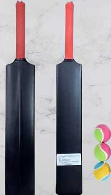 Hyper Combo Of 3 Tennis Ball & PRO 20 PVC/Plastic Cricket Bat (900-1000 g) PVC/Plastic Cricket  Bat For 15+ Yrs(1 kg)