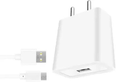 NEXCEN 2.4 A Wall Charger for Mobile with Detachable Cable(White, Cable Included)