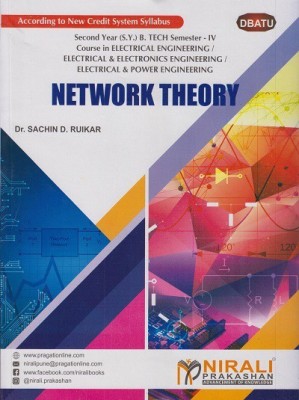 NETWORK THEORY - DBATU (Second Year SY B.Tech Semester 4 - Electrical / Electrical & Electronics / Electrical & Power Engineering)(Paperback, Dr. Sachin D. Ruikar)