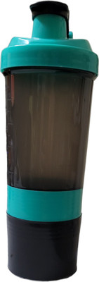 Believe Overseas 600 ml Plastic Shaker(Pack of 1, Blue)