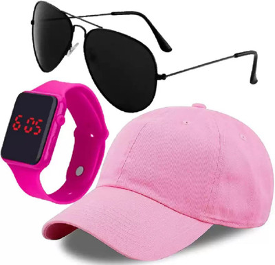 Dcmr Solid Sports/Regular Cap Cap(Pack of 3)