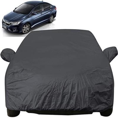 Anlopeproducts Car Cover For Honda City 1.3i (With Mirror Pockets)(Grey)