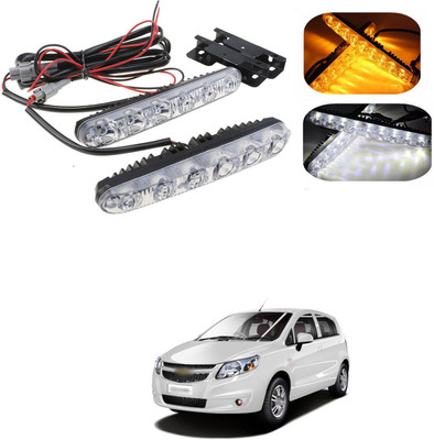 PECUNIA Car LED Strip Interior Ambient Lighting Daytime Running Light X44 Headlight Car LED (12 V, 12 W)(Sail UVA, Universal For Car, Pack of 2)