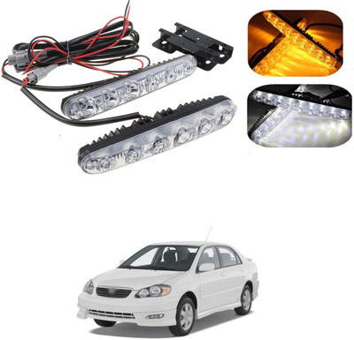 PECUNIA Car LED Strip Interior Ambient Lighting Daytime Running Light X235 Headlight Car LED (12 V, 12 W)(Corolla, Universal For Car, Pack of 2)