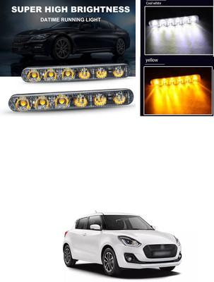 PECUNIA Car LED Strip Interior Ambient Lighting Daytime Running Light X140 Headlight Car LED (12 V, 12 W)(Swift, Universal For Car, Pack of 2)