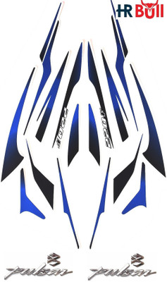 zenlo bajaj pulsar 220f sticker decal for bike blue pulsar Best