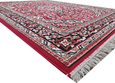 Acarpet Red Polypropylene Carpet(6 ft,  X 8 ft, Rectangle)