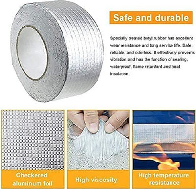 Trench Aluminium tape Handheld Aluminium tape (Manual)(Silver)