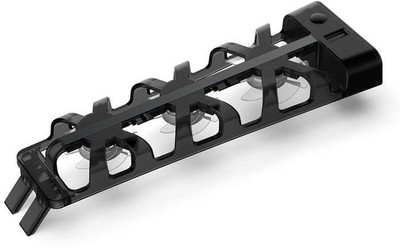 Tobo PS-5 Accessories Cooling Fan with LED Light Computer Rear Blu-ray Fan Optical 3 Fan Cooling Pad(Black)