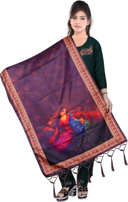 MAHADEV ENTERPRISE Silk Blend, Cotton Blend Printed Women Dupatta