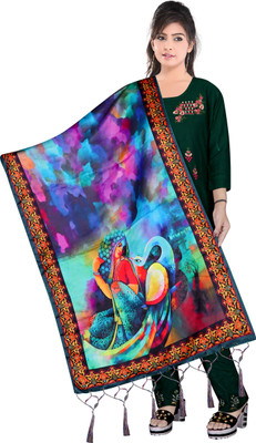 MAHADEV ENTERPRISE Silk Blend, Cotton Blend Printed Women Dupatta
