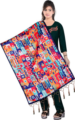 Bloviate Silk Blend Floral Print Women Dupatta