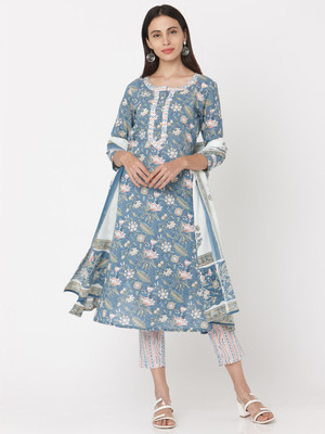 Fourleaf Women Kurta Pant Dupatta Set