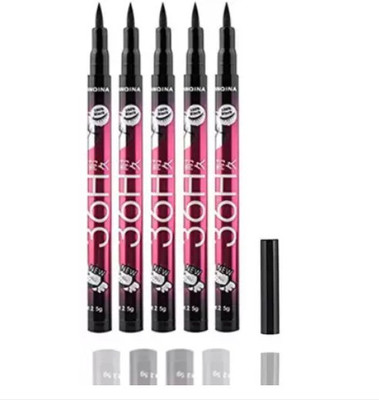 sunesa 36 Hour Deep Black Eyeliner waterproof and long lasting 12.5 ml(Black)
