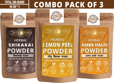 Ayur Blessing Lemon Peel, Shikakai and Amba HaldiFace Pack Powder(288 g)