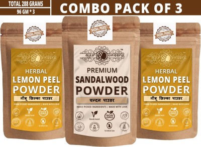 Ayur Blessing Sandalwood, Lemon Peel and Lemon PeelFace Pack Powder(288 g)